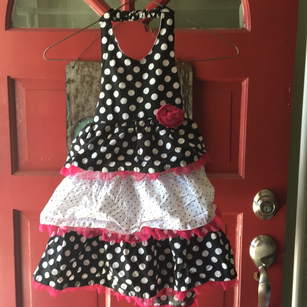 Penelope Mack little Girls tiered halter d…